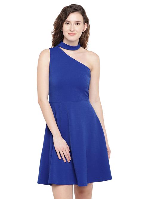 choker neck skater dress - 16299233 - Very Small Image - 1