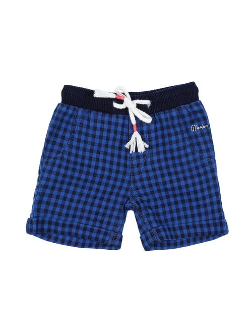 dark blue cotton shorts - 16300746 - Very Small Image - 1