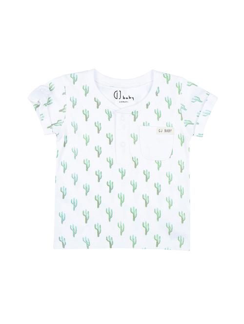 henley neck printed t-shirt - 16300914 - Very Small Image - 1