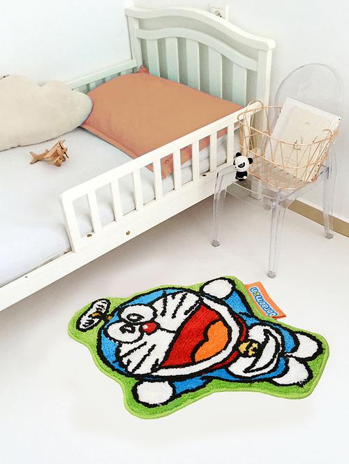 saral home doraemon soft microfiber anti skid kids bathmat- 50x65 cm - 16301582 - Very Small Image - 1