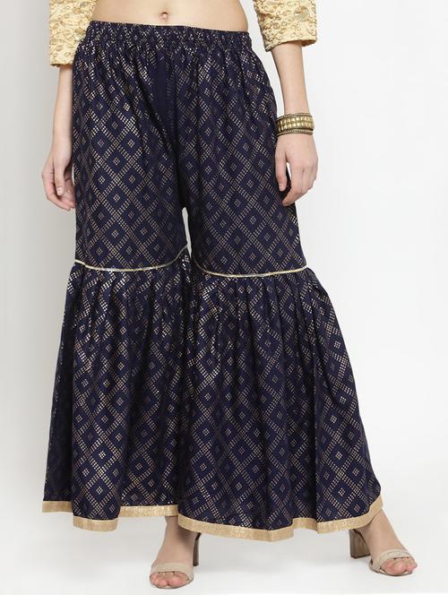 foil printed sharara - 16305116 - Very Small Image - 1