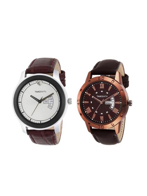 timesmith  set of 2 analog watch combos tsc-002-013 - 16306161 - Very Small Image - 1