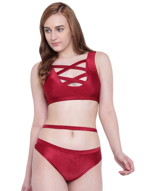 criss cross detail bikini set - 16307966 - Very Small Image - 1