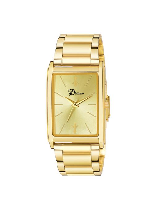d'milano metal strap analog watch combo dmgxgld856 - 16308849 - Very Small Image - 1