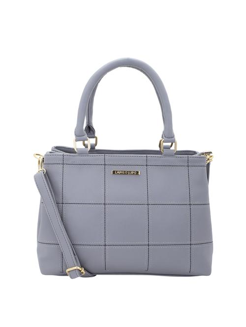 grey leatherette (pu) handbag - 16309185 - Very Small Image - 1