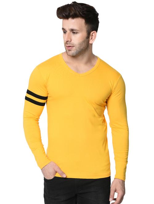 yellow solid t-shirt - 16313342 - Very Small Image - 1