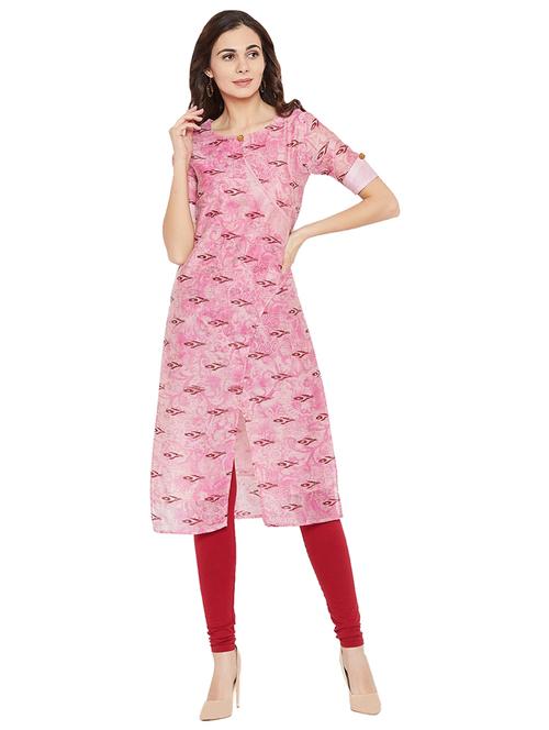 ikat straight kurta - 16314865 - Very Small Image - 1