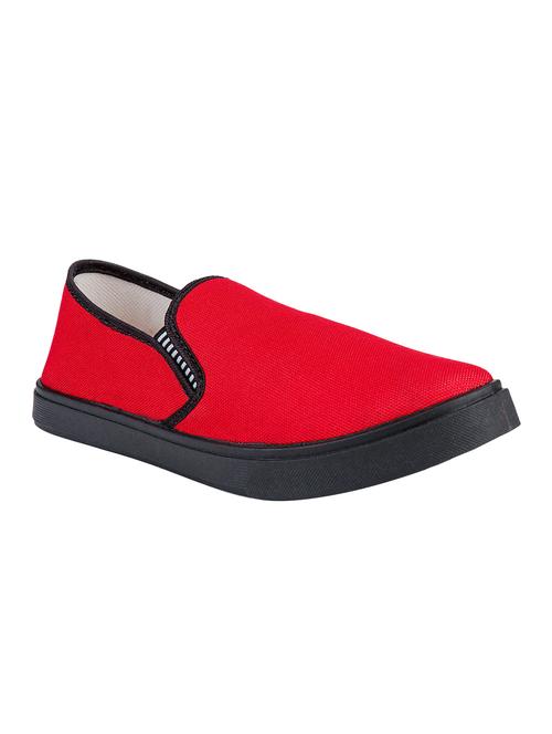 red canvas slipons - 16315121 - Very Small Image - 1