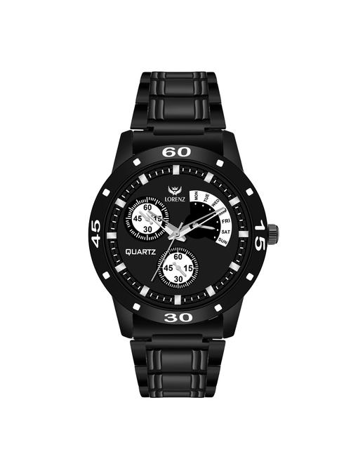 lorenz round dial analog watch - mk-2071w - 16315487 - Very Small Image - 1