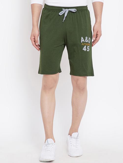 green printed shorts - 16320775 - Very Small Image - 1