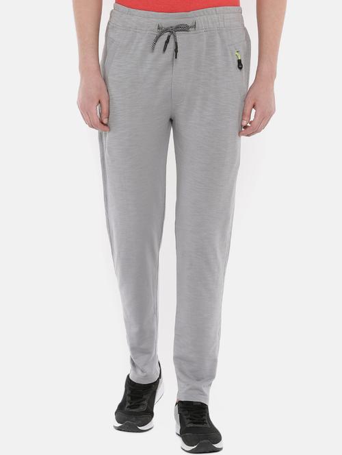 grey cotton  full length track pant - 16320920 - Very Small Image - 1