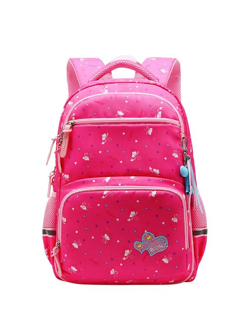 pink polyester regular backpack - 16321690 - Very Small Image - 1
