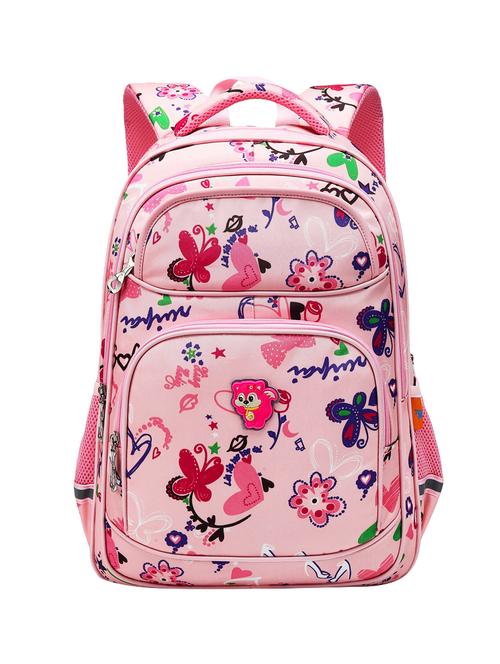 pink polyester regular backpack - 16321694 - Very Small Image - 1