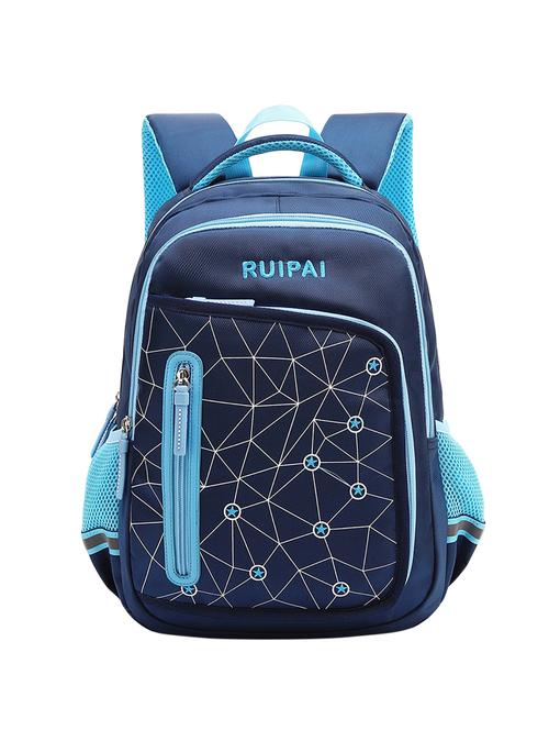 blue polyester regular backpack - 16321704 - Very Small Image - 1