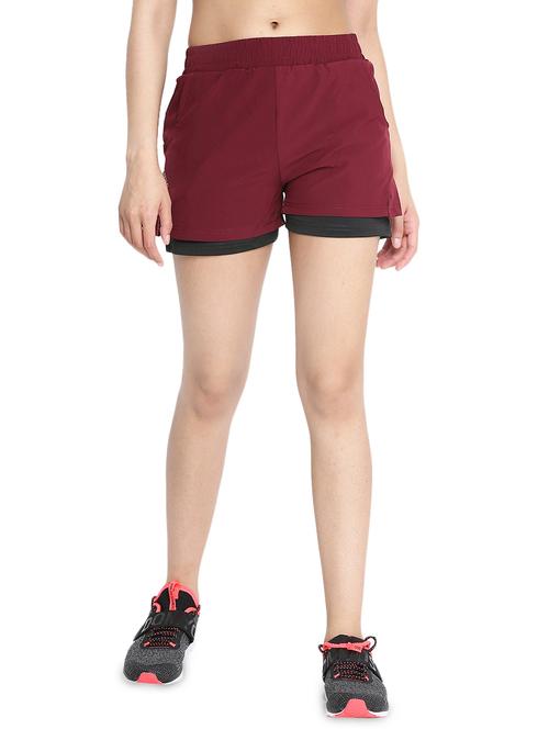 high rise sports shorts - 16321949 - Very Small Image - 1