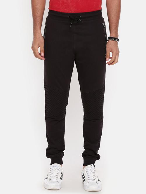 black solid joggers - 16326423 - Very Small Image - 1