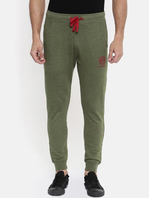 green solid joggers - 16326425 - Very Small Image - 1