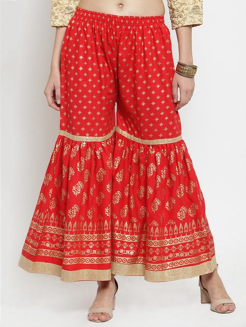 foil printed sharara - 16329361 - Very Small Image - 1