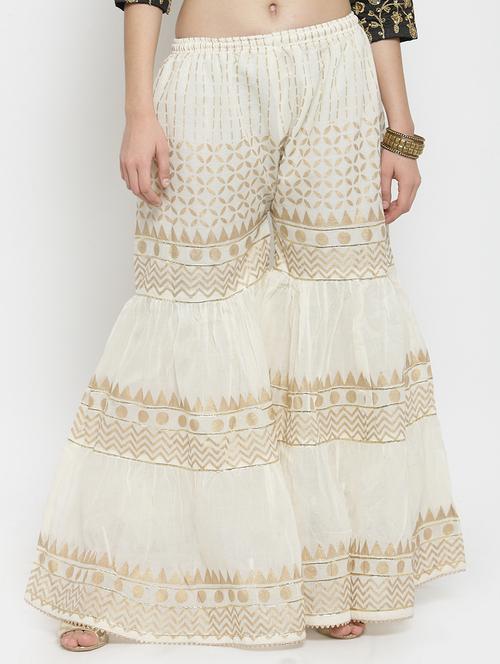 foil printed sharara - 16329370 - Very Small Image - 1