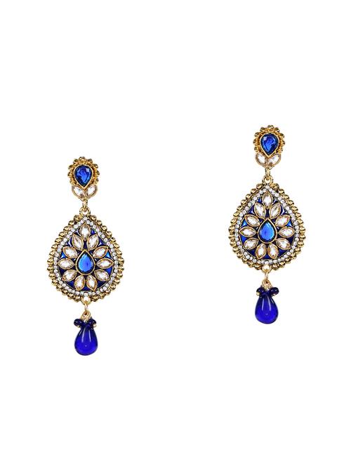 multi colored metal drop earring - 16332228 - Very Small Image - 1