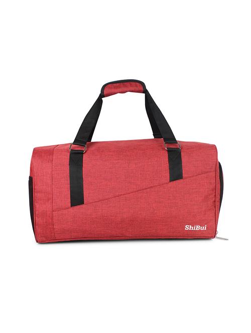 red polyester dufflebag - 16335441 - Very Small Image - 1