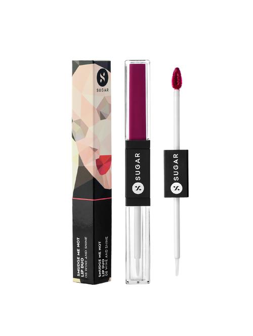 sugar smudge me not lip duo - 08 wine and shine (sangria) - 16335853 - Very Small Image - 1