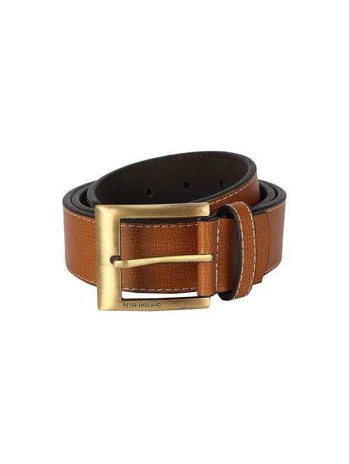 brown leather belt - 16336062 - Very Small Image - 1