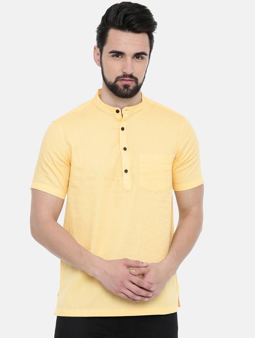 yellow solid t-shirt - 16337781 - Very Small Image - 1