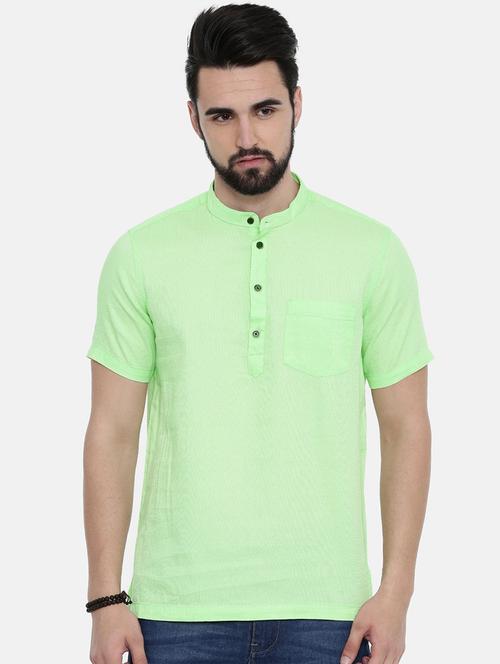 light green solid t-shirt - 16337785 - Very Small Image - 1