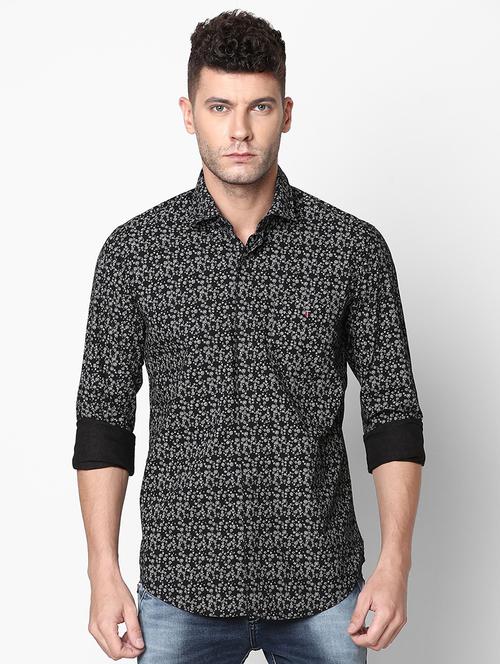 black printed casual shirt - 16339049 - Very Small Image - 1
