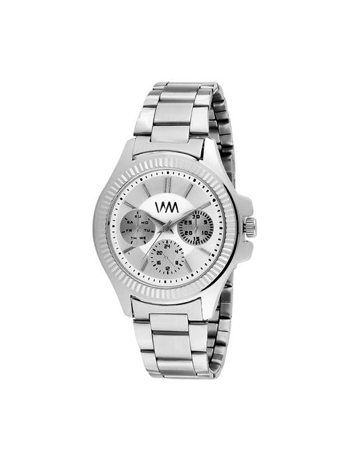 watch me round dial analog watch (wmal-345-f) - 16342452 - Very Small Image - 1