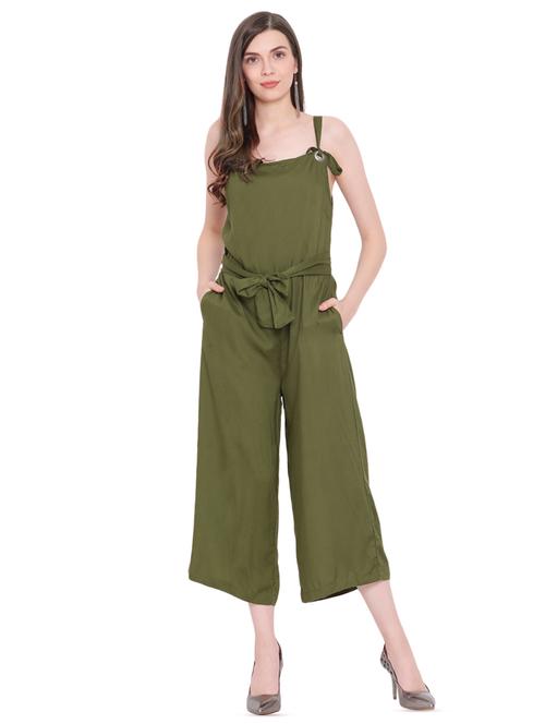tie knot detail jumpsuit - 16348837 - Very Small Image - 1