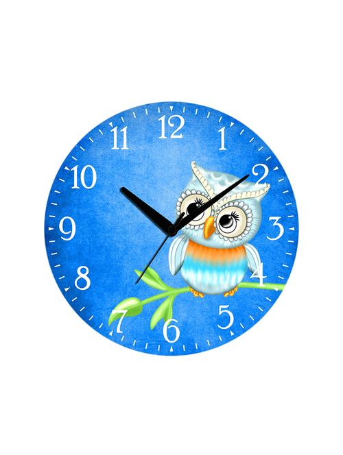  wooden trendy owl wall clock - 16350965 - Very Small Image - 1