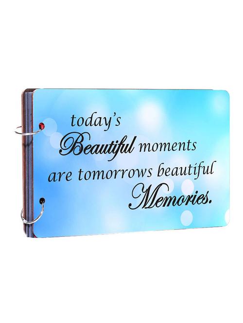 studio shubham  wooden todays beautiful moments photo album (26cmx16cmx4cm) - 16351047 - Very Small Image - 1