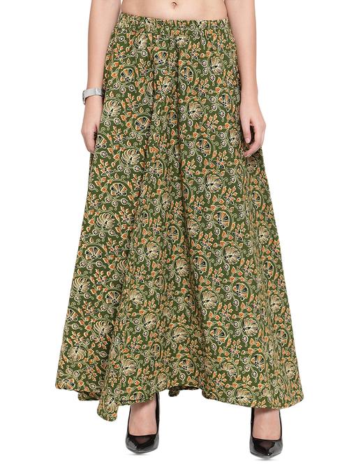 printed a-line skirt - 16356656 - Very Small Image - 1