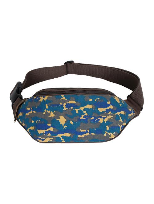 blue canvas printed pouch - 16357181 - Very Small Image - 1