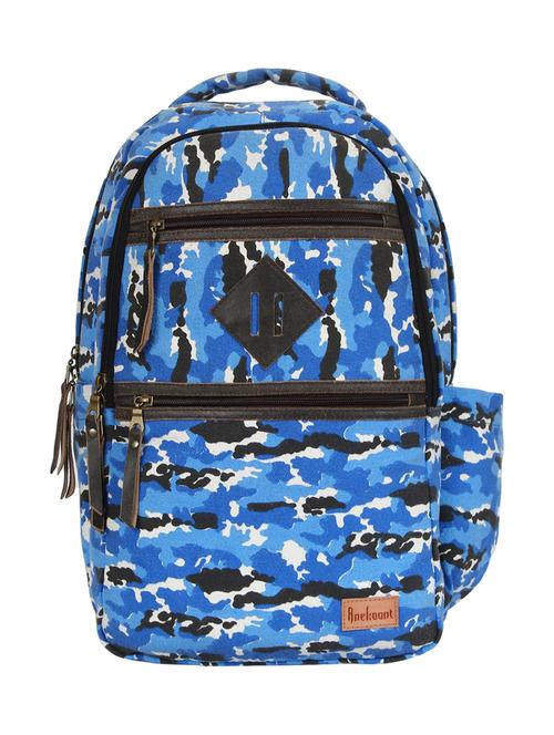 Blue Canvas Fashion Backpack - 16357182 - Very Small Image - 1