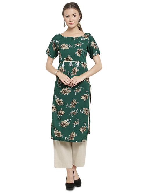 women's straight kurta - 16358452 - Very Small Image - 1