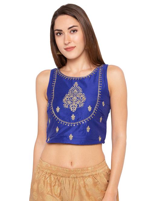Embroidered Smocking Detail Blouse - 16360822 - Very Small Image - 1