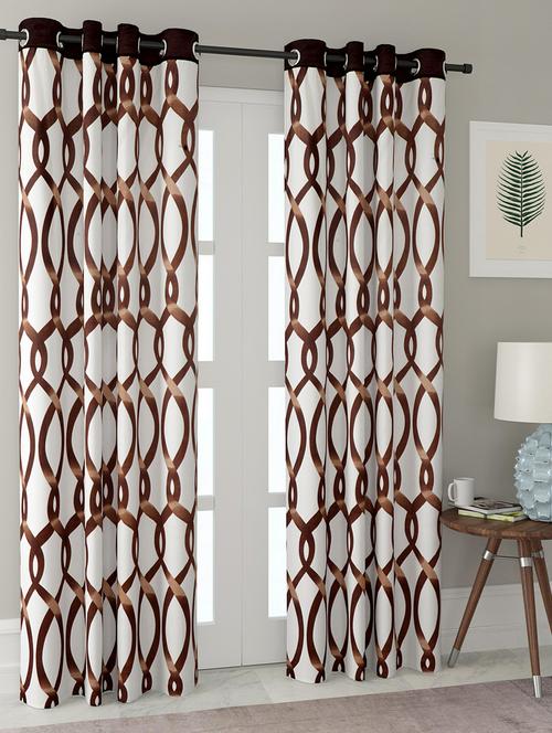 polyester printed door curtains - 16363868 - Very Small Image - 1