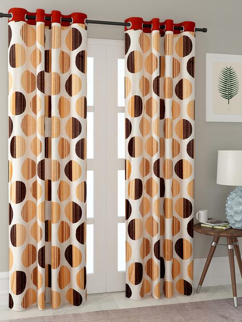 polyester printed door curtains - 16363883 - Very Small Image - 1