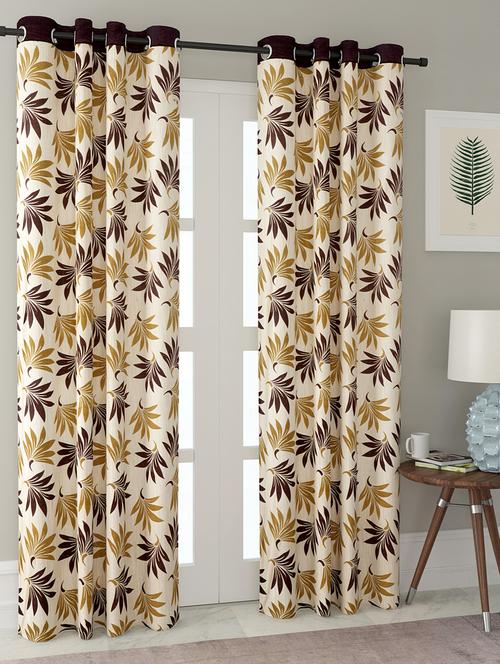polyester printed door curtains - 16363895 - Very Small Image - 1