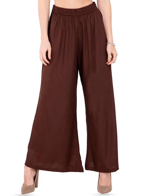 high rise solid palazzo - 16364445 - Very Small Image - 1