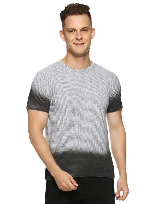 grey striped t-shirt  - 16364839 - Very Small Image - 1