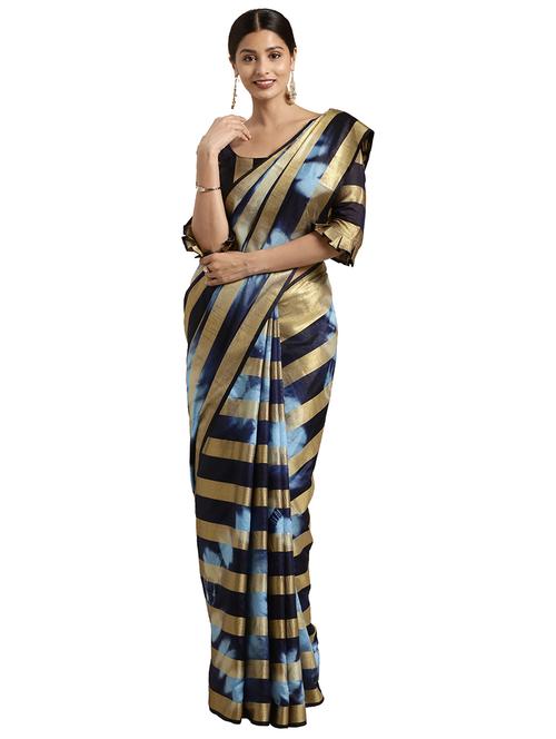 women's banarasi saree with blouse - 16370028 - Very Small Image - 1