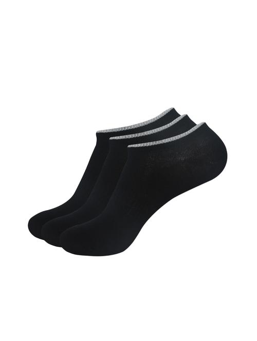 men pack of 3 solid ankle length sock - 16370988 - Very Small Image - 1