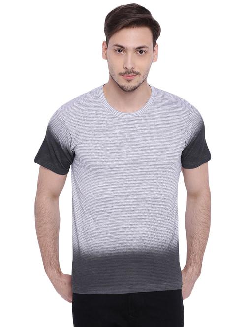 grey striped t-shirt  - 16371210 - Very Small Image - 1