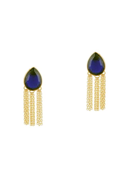 blue drop earring - 16378596 - Very Small Image - 1