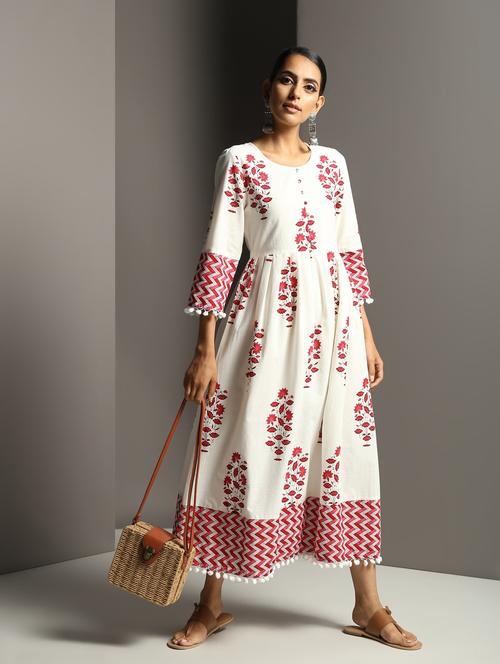 floral anarkali kurta - 16378859 - Very Small Image - 1