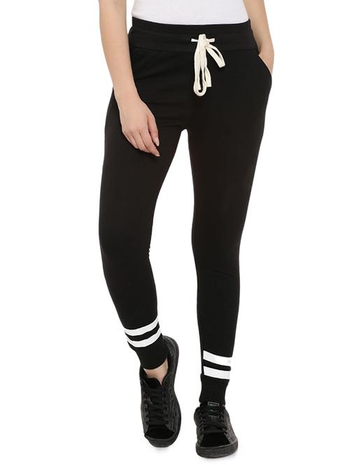 contrast tapping drawstring yoga pant - 16381706 - Very Small Image - 1